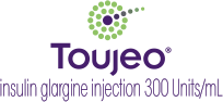 Toujeo (insulin glargine) injection 300 Units/mL logo